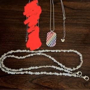 Disney mickey BFF necklace and Converse bundle